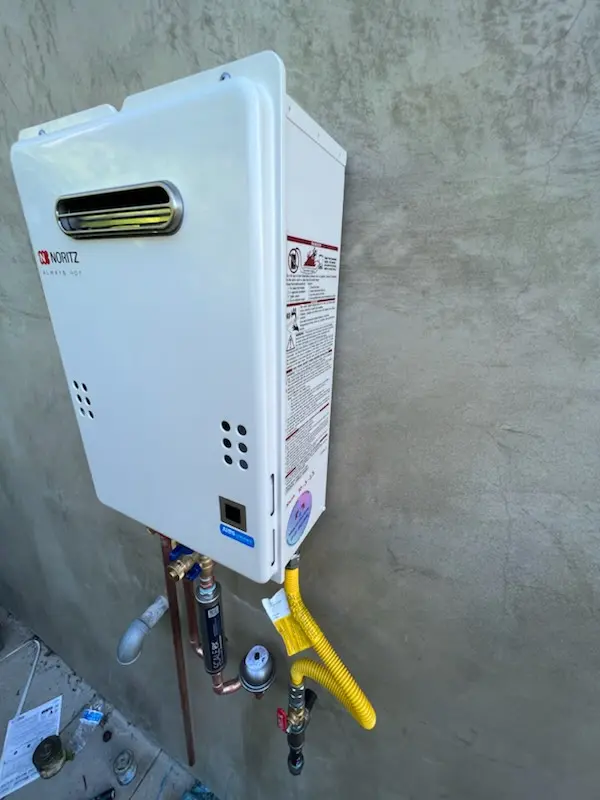 Tankless water heater installation for Rocky Mount homes